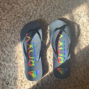 Rainbow Roxy Flip-Flops
